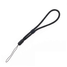Telefoonkoord/polsbandje, kort, voor USB-stick, sleutelhanger, camera, met verstelbare gesp, nylon bandjes, sleutelhangerkoord