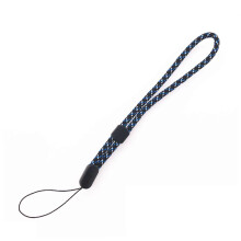 Telefoonkoord/polsbandje, kort, voor USB-stick, sleutelhanger, camera, met verstelbare gesp, nylon bandjes, sleutelhangerkoord
