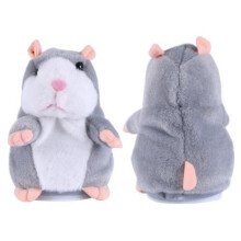 Kinderen praten, pratende hamster, knuffel, pratend speelgoed
