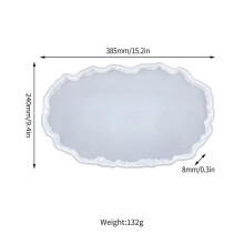 Moldes de silicona para resina epoxi, moldes redondos para posavasos y moldes para joyerªa.