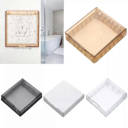 Cubierta protectora autoadhesiva para interruptor, base protectora para montaje en pared, ba?o 1