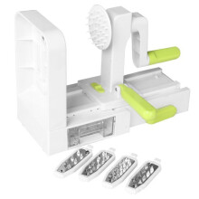 Spiralizer 4-ostrzowy spiralizer do warzyw składany spiralny krajalnica do cukinii makaron warzywny maszyna do spaghetti