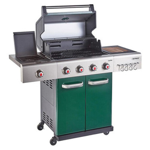 Outback Outback Jupiter Hybrid BBQ, Green - 4 Burner 1