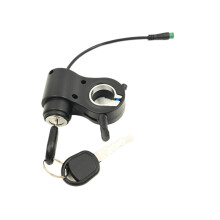 Electric Scooter Ignition Lock for G2 Max 5-Pin Integrated Throttle Switch Lock with Key