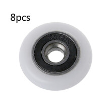 8Pcs Shower Door Rollers Bathroom Replacement-Parts Bath Cabinet-Roller Wheel Bearing-Roller Wheel for Shower Room 25mm