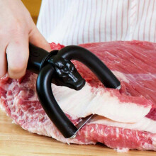 Trancheuse à viande professionnelle - Découpe de précision de qualité commerciale pour barbecue et cuisine raffinée