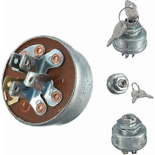 Ignition start switch with key for lawn mower, MTD compatible