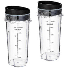 Bicchieri e coperchi per frullatore Ninja QB3001SS - set di ricambio da 473 ml (16 oz)