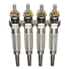 4PCS Glow Plugs GP5501 for 2.8L 4M40 4M40T Diesel Engine 1994-2000 (Silver Metal)