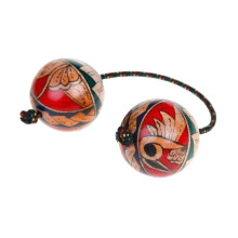 Hand Drawn Maracas Musical Instruments Rhythmic Balls Shaker Rhythm Balls Shaker Shaking Balls Hand