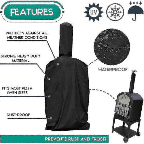 Funda universal premium para horno de pizza, 165 cm - Sólida, resistente e impermeable s202412242530 2