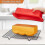 3 τεμάχια ταψί σιλικόνης για ψωμί, φόρμα σιλικόνης για κέικ, αντικολλητικό τα 3