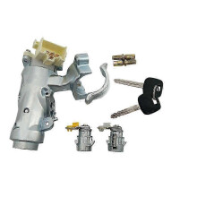 Kit cilindro e interruttore di accensione per Toyota Hilux 1997-2005 con blocco del piantone dello sterzo e blocco delle portiere, 2 chiavi