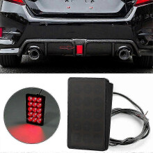 Universal 15-LED Strobe Flashing Tail Brake Light for F1 Style Cars - Rear 3rd Signal Lamp