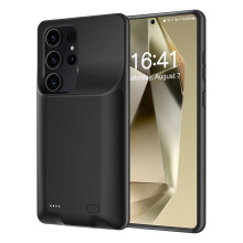 TPU oplaadhoes met magnetische oplaadfunctie voor Samsung Galaxy S23 Ultra, 10000 mAh powerbank hoes
