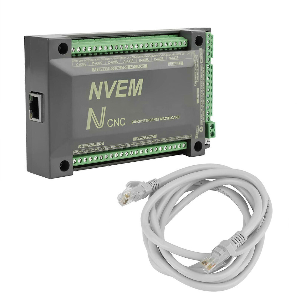 1 Pcs NVEM CNC Controller 6 Axis MACH3 Ethernet Interface Motion Control Card Board-image-OPC-PT6SB77-NEW