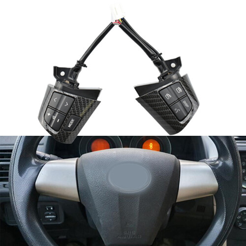 Steering Wheel Control Buttons Compatible with Toyota Corolla 2010-2013 Multi Function Switch Replacement