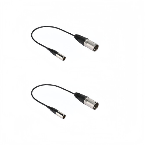 PCS Mini XLR 3pin αρσενικό σε συμβατότητα με καλώδιο ήχου Canon για μεταφορά διεπαφή