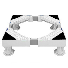 Soporte para lavadora de estilo europeo, soporta hasta 300 kg y es de alta resistencia.