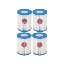 Filtre de type II pour piscines Bestway - Cartouches de pompe de rechange (4 pièces)