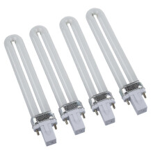 Tube UV 9 W pour lampe à ongles en gel, lot de 4 ampoules de rechange pour sèche-cheveux