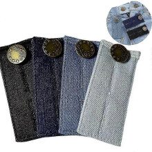 Knopflochgummis für Jeans, 4 Stück, 8,3 cm, Baumwolle