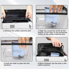 4 stuks vervangende waterfilters voor AquaClean CA6903/10 CA6903/22 automatische koffiemachines