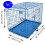 Actiaspet Blue 36in Dog Metal Training Cage 2