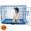 Actiaspet Blue 36in Dog Metal Training Cage 3
