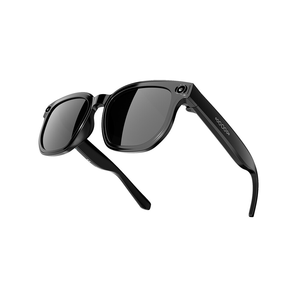 Dth03 Ai Smart Glasses Camera Bluetooth Music Call Voice Assistant(Black) Black 6976917403675