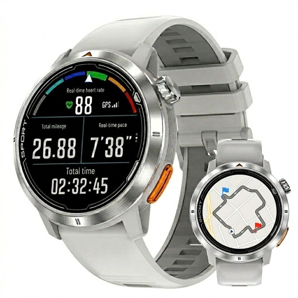 Dtg9 Smartwatch 1.32" Amoled 3Atm Waterproof Bluetooth Call(Silver) Silver 6976917403460