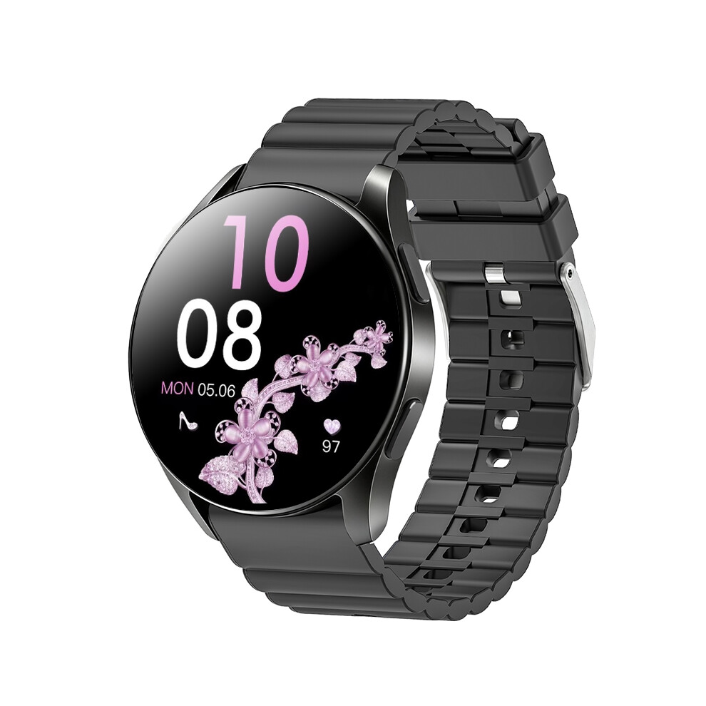 Smartwatch Built-In Gps Compass 1Atm Waterproof 1.39" Tft Display Bluetooth Calling Heart Rate Spo2 Monitor 400Mah Battery(Black) Black 6976918093103