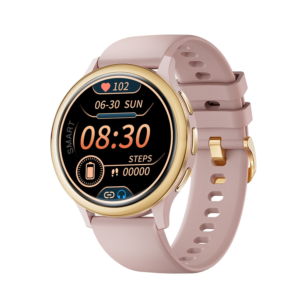 M55 Smartwatch Bluetooth Call Fitness Tracker Heart Rate Sleep Monitor(Pink) Pink 6976917409028