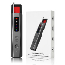 Portable 1MHz-6.5GHz RF Scanner with 6 Sensitivity Levels(Black)
