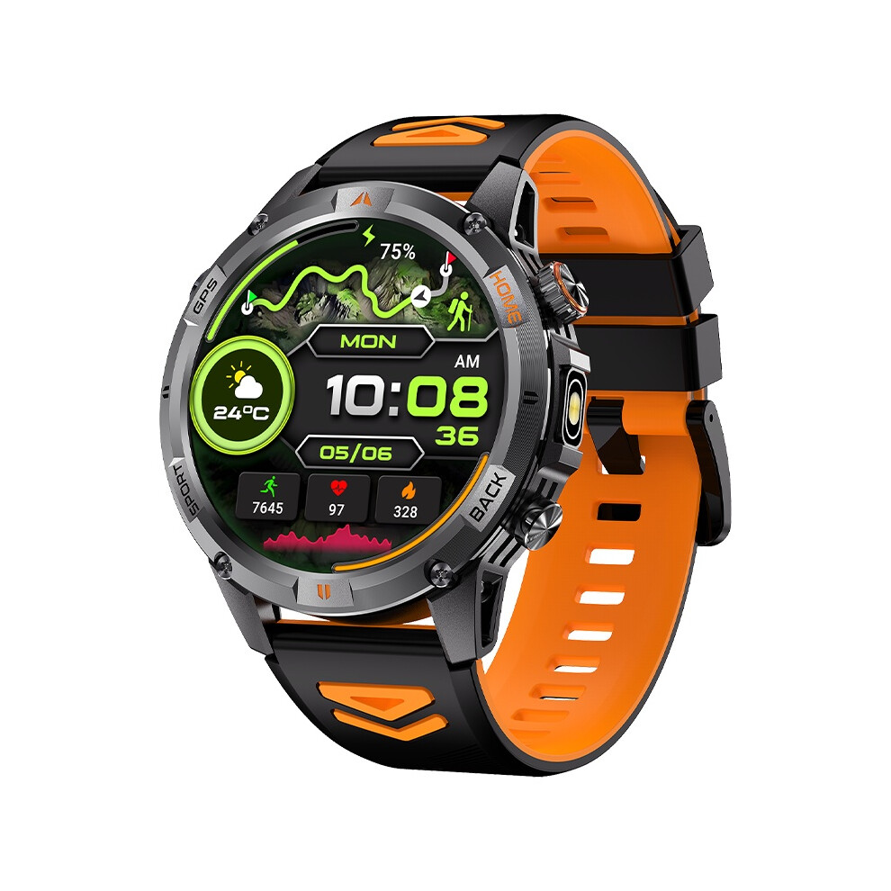 Yk15 Gps Smartwatch 1.46" Ips Bluetooth Call Fitness Tracker Ip68(Black) Black 6976917403989