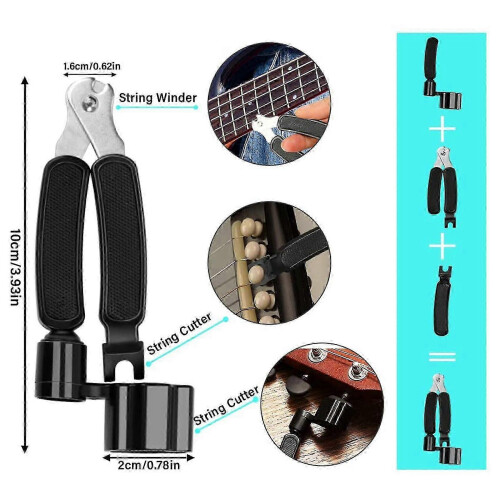 65PCS Complete Guitar Accessories Kit with Strings, Tuner, Capo, Picks 1