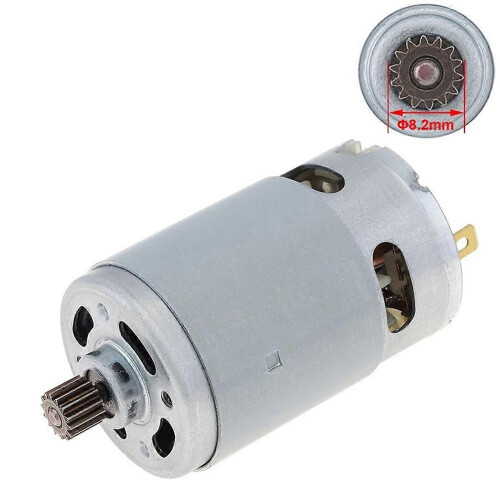 Motor RS550 21 V com 14 dentes para mini motosserra elétrica sem fio de 4 a 6 polegadas para corte de madeira 1
