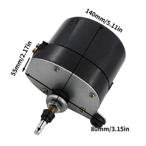 12V Windshield Wiper Motor Replacement for Willys Vehicles Durable Metal Construction 1