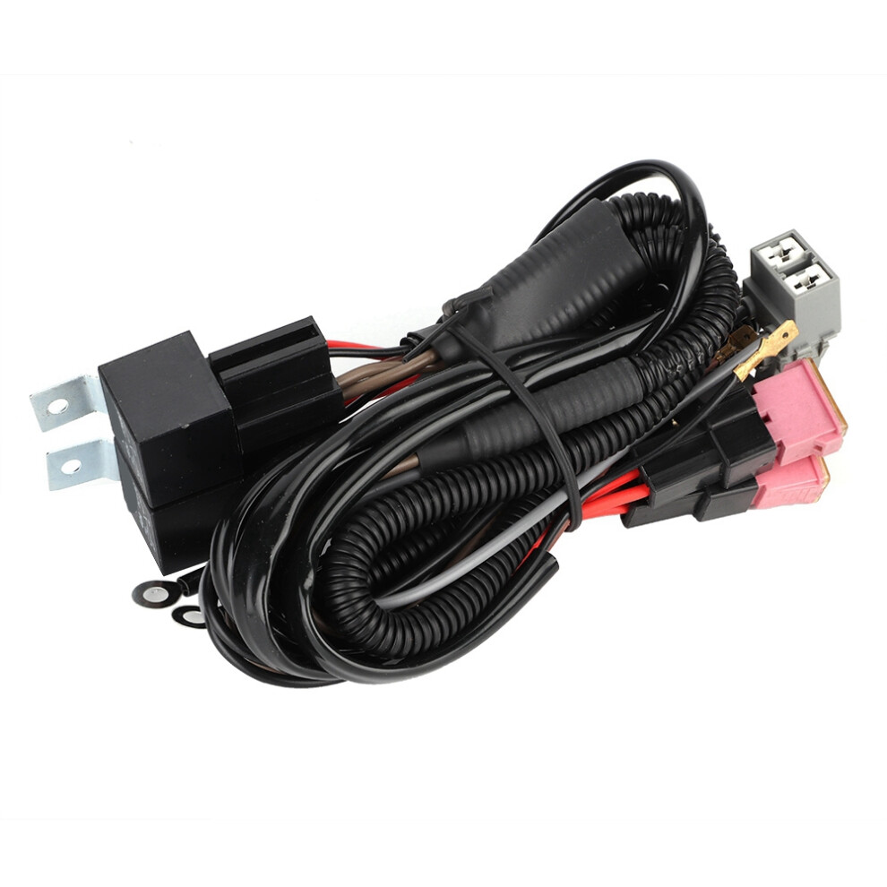 H1/H7 Headlamps Relay Harness 140W 40A Ip46 Black 5021393748817