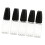 5Pcs Transparent Liquid Drip Bottle for Oils Paints-Black 1