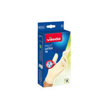 VILEDA set van 10 wegwerphandschoenen van multilatex - maat M-L