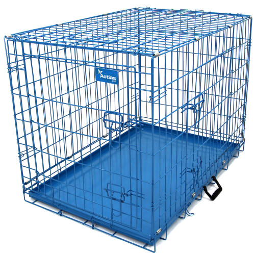 Actiaspet Blue 36in Dog Metal Training Cage