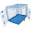 Actiaspet Blue 36in Dog Metal Training Cage 7