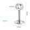 6 Pcs Curtains Holders Closet Rod Brackets Ceiling Mount Bracket Ceiling Mount Rod Bracket Closet Pole Holders 2