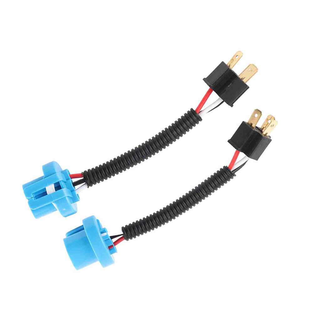 Headlight Conversion Cable 2Pcs 9007 Male To H4 Female Plug Wire Adapter 4911393749307