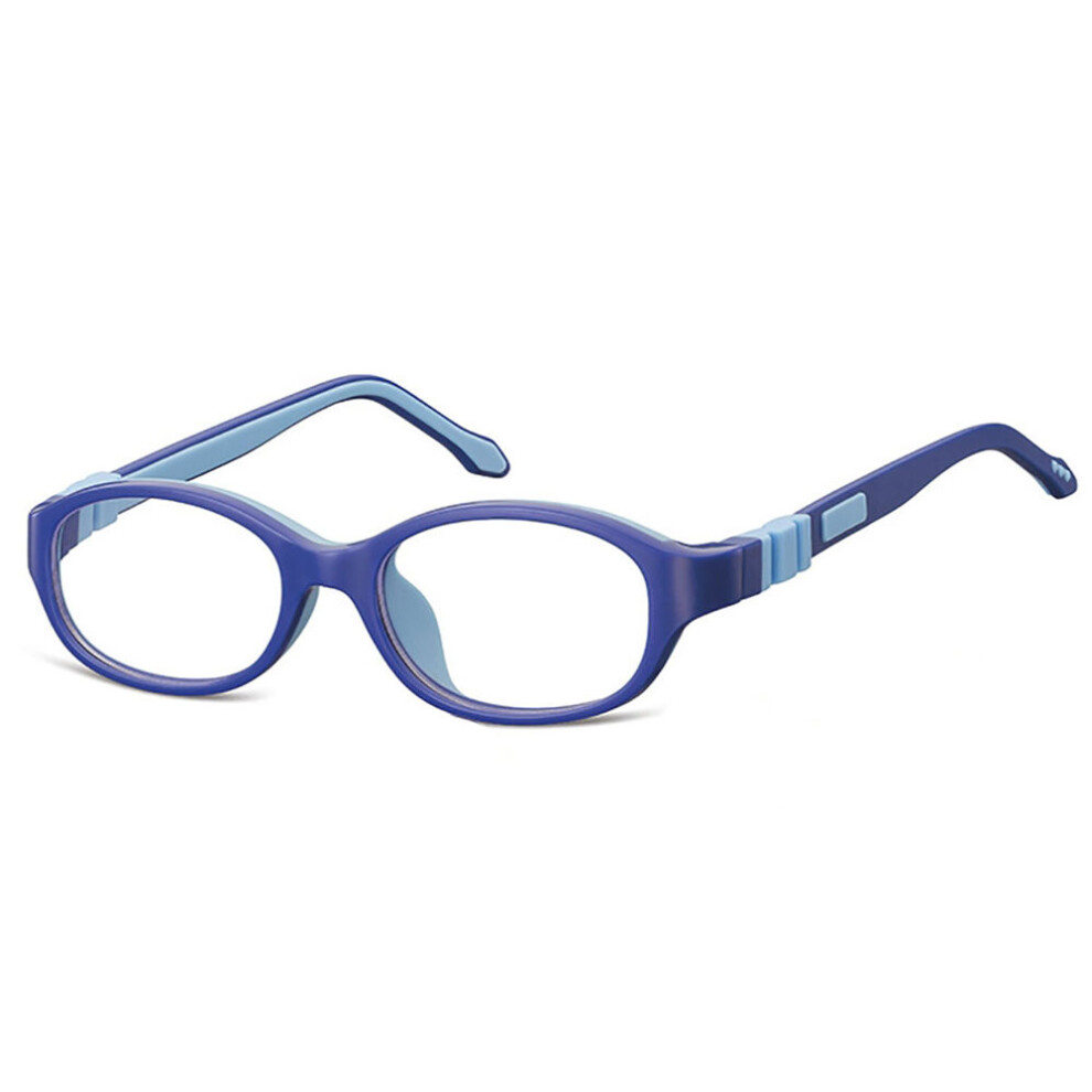 Smartbuy Collection Blue Full Rim Oval Smartbuy Kids Thessa K2a Kids Eyeglasses