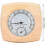 Termometro da sauna in metallo con quadrante digitale e igrometro per ambiente sauna, accessorio, 1 pezzo 3