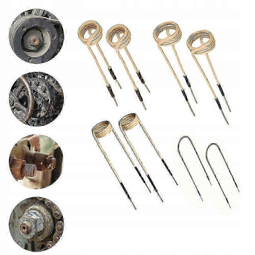 Coil set for induction heater - 8 heating inductor coils 1