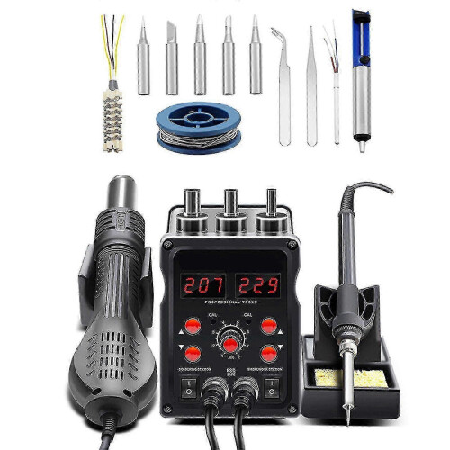 Digital Soldering Iron Station 700W with Adjustable Airflow 1