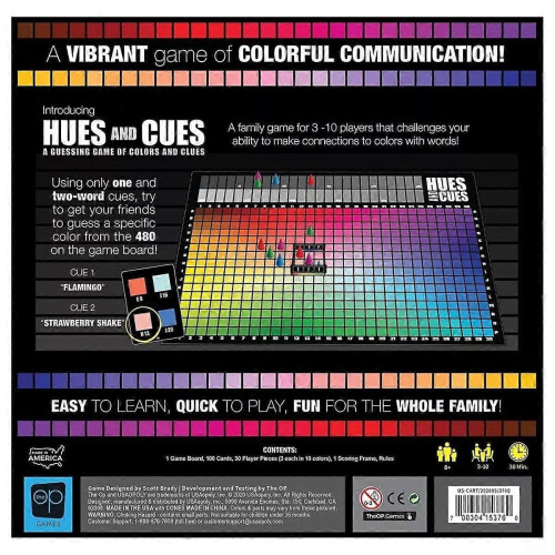 HUES and CUES - Επιτραπέζιο παιχνίδι εικασίας χρωμάτων με έντονα χρώματα για 3-10 παί 1